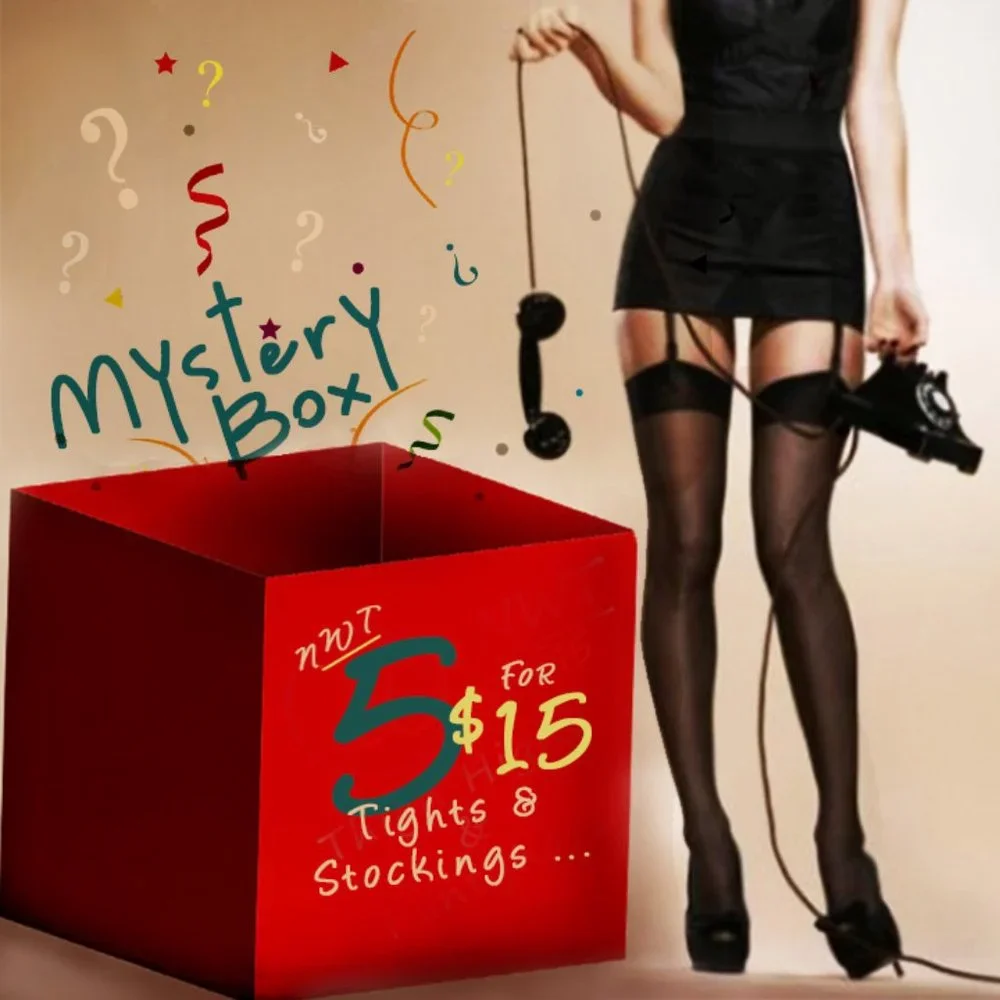 NWT Mystery Box of 5 Stockings/Panty Hose - Picture 1 of 6